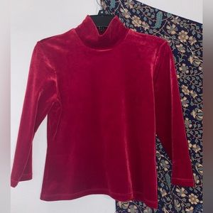 Vintage Velvet INC | Turtle Neck Sweater Shirt | Size Small